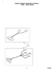 04 - Wiring Harness parts for Kitchenaid Cooktop KGCT305AAL2 from AppliancePartsPros.com