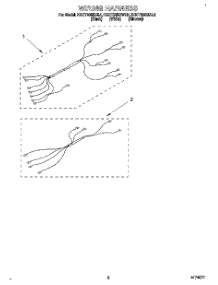 02 - Wiring Harness parts for Kitchenaid Cooktop KGCT305BAL4 from AppliancePartsPros.com