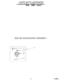 04 - Sealed Gas Burner Assembly parts for Kitchenaid Cooktop KGCT365BBL4 from AppliancePartsPros.com