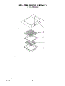 05 - Grill And Griddle Unit parts for Kitchenaid Cooktop KGCG260SWH1 from AppliancePartsPros.com