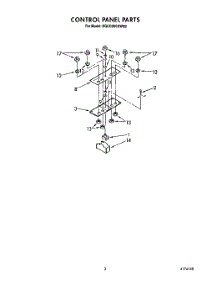 03 - Control Panel parts for Kitchenaid Cooktop KGCG260SOB2 from AppliancePartsPros.com