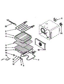 Internal Oven parts for Kitchenaid Cooktop KDDT07BAL0 from AppliancePartsPros.com