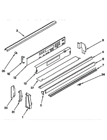 Control Panel parts for Kitchenaid Cooktop KDDT07BAL0 from AppliancePartsPros.com