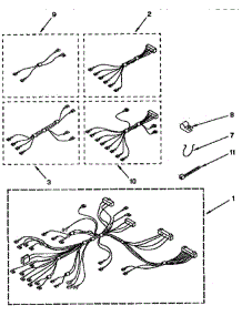 Wiring Harness parts for Kitchenaid Cooktop KDDT07BAL0 from AppliancePartsPros.com