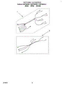 04 - Wiring Harness parts for Kitchenaid Cooktop KGCT305BAL1 from AppliancePartsPros.com