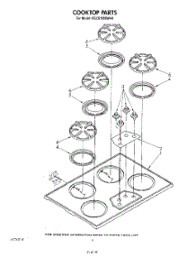 03 - Cooktop Parts parts for Kitchenaid Cooktop KGCS100SWH0 from AppliancePartsPros.com