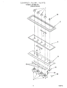 04 - Control Panel parts for Kitchenaid Cooktop KECM860TBC1 from AppliancePartsPros.com