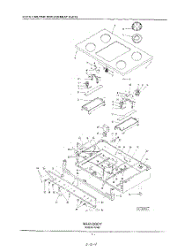 03 - Main Body parts for Kitchenaid Cooktop KGCG2240 from AppliancePartsPros.com