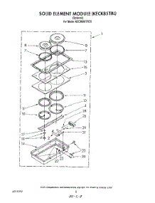 07 - Solid Element Module parts for Kitchenaid Cooktop KECM860TBC0 from AppliancePartsPros.com