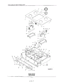 03 - Main Body parts for Kitchenaid Cooktop KGCS1340P from AppliancePartsPros.com