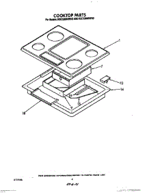 04 - Cooktop parts for Kitchenaid Cooktop KECX260SWH2 from AppliancePartsPros.com