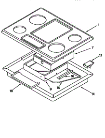 Cooktop parts for Kitchenaid Cooktop KECG260SHW6 from AppliancePartsPros.com