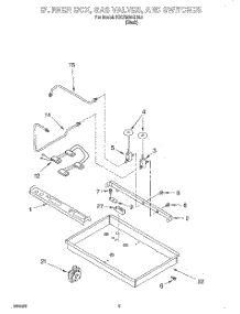 02 - Burner Box, Gas Valves, And Switches parts for Kitchenaid Cooktop KGCR055GBL0 from AppliancePartsPros.com
