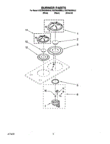 02 - Burner Parts parts for Kitchenaid Cooktop KGCR025BBL0 from AppliancePartsPros.com
