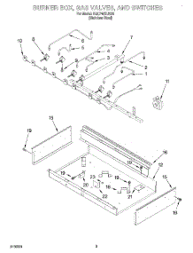 02 - Burner Box, Gas Valves, And Switches parts for Kitchenaid Cooktop KGCP487JSS0 from AppliancePartsPros.com