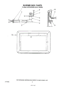 04 - Section parts for Kitchenaid Cooktop KECS100SWH0 from AppliancePartsPros.com