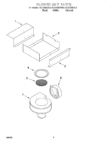 02 - Section parts for Kitchenaid Cooktop KECD805EWH0 from AppliancePartsPros.com