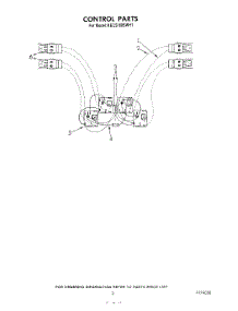 03 - Section parts for Kitchenaid Cooktop KECS100SWH1 from AppliancePartsPros.com