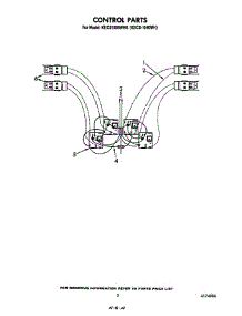 Parts parts for Kitchenaid Cooktop KECS-1040WH from AppliancePartsPros.com