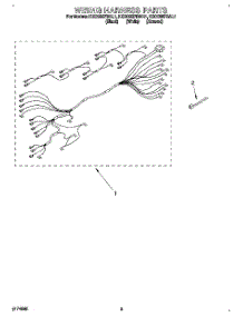 02 - Section parts for Kitchenaid Cooktop KECC567BWH1 from AppliancePartsPros.com
