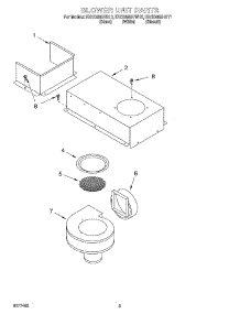 02 - Section parts for Kitchenaid Cooktop KECD865HBL1 from AppliancePartsPros.com