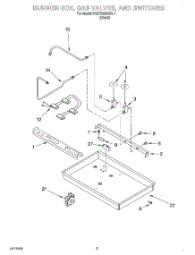 02 - Burner Box, Gas Valves, And Switches parts for Kitchenaid Cooktop KGCR055GBL1 from AppliancePartsPros.com