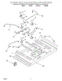 02 - Section parts for Kitchenaid Cooktop KGCT366GAL0 from AppliancePartsPros.com