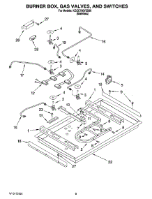 02 - Burner Box, Gas Valves, And Switches, Optional Parts parts for Kitchenaid Cooktop KGCC766RSS01 from AppliancePartsPros.com