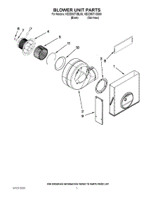 02 - Blower Unit Parts parts for Kitchenaid Cooktop KECD807XSS00 from AppliancePartsPros.com