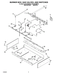 02 - Burner Box, Gas Valves, And Switches parts for Kitchenaid Cooktop KGCV465MMT03 from AppliancePartsPros.com