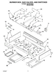 02 - Burner Box, Gas Valves, And Switches, Optional Parts parts for Kitchenaid Cooktop KGCP483KSS04 from AppliancePartsPros.com