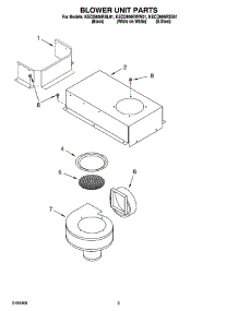 02 - Blower Unit Parts, Optional Parts parts for Kitchenaid Cooktop KECD806RWW01 from AppliancePartsPros.com