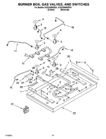 02 - Burner Box, Gas Valves, And Switches, Optional Parts parts for Kitchenaid Cooktop KGCV566RSS01 from AppliancePartsPros.com