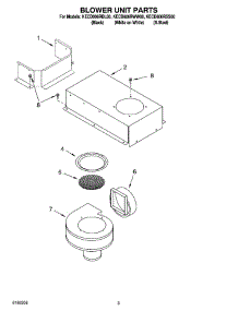 02 - Blower Unit Parts, Optional Parts parts for Kitchenaid Cooktop KECD806RSS00 from AppliancePartsPros.com