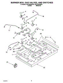 02 - Burner Box, Gas Valves, And Switches, Optional Parts parts for Kitchenaid Cooktop KGCV566RSS00 from AppliancePartsPros.com