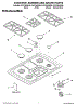 01 - Cooktop, Burner And Grate Parts