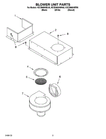 02 - Blower Unit Parts, Optional Parts parts for Kitchenaid Cooktop KECD865HBT05 from AppliancePartsPros.com