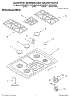 01 - Cooktop, Burner And Grate Parts