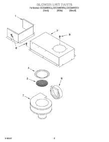 02 - Section parts for Kitchenaid Cooktop KECD805HWH2 from AppliancePartsPros.com