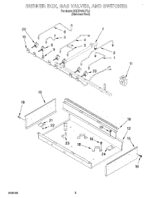 02 - Burner Box, Gas Valves, And Switches parts for Kitchenaid Cooktop KGCP467JTL0 from AppliancePartsPros.com