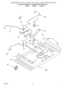 02 - Section parts for Kitchenaid Cooktop KGCC505HBT0 from AppliancePartsPros.com