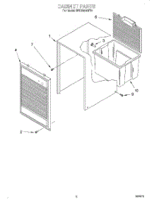 03 - Section parts for Whirlpool Dehumidifier BPDH5000FS0 from AppliancePartsPros.com