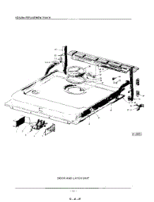 08 - Door And Latch parts for Kitchenaid Dishwasher KDS20A from AppliancePartsPros.com