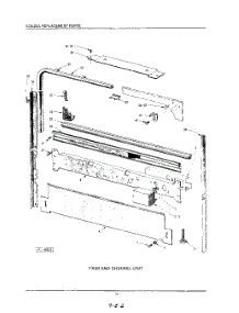 10 - Trim And Channel parts for Kitchenaid Dishwasher KDS20A from AppliancePartsPros.com