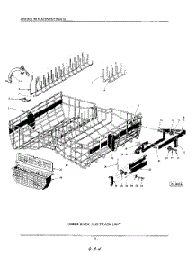 11 - Upper Rack And Track parts for Kitchenaid Dishwasher KDS20A from AppliancePartsPros.com