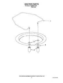 08 - Heater Parts parts for Kitchenaid Dishwasher KUDE70CVSS0 from AppliancePartsPros.com