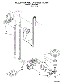 04 - Fill, Drain And Overfill Parts parts for Kitchenaid Dishwasher KUDE70FVPA0 from AppliancePartsPros.com