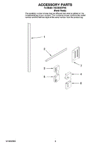 06 - Accessory Parts parts for Kitchenaid Dishwasher KUDD03DTPA0 from AppliancePartsPros.com