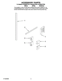 06 - Accessory Parts parts for Kitchenaid Dishwasher KUDD03STBL0 from AppliancePartsPros.com