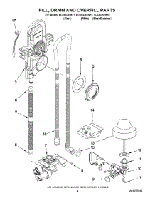 04 - Fill, Drain And Overfill Parts parts for Kitchenaid Dishwasher KUDC03IVBS1 from AppliancePartsPros.com